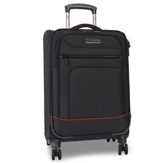 Велика тканинна валіза Swissbrand Alford на 92/101 л вагою 3,7 кг Чорний